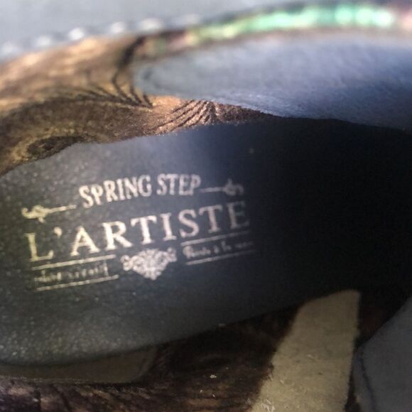 L’Artiste hand painted ankle boots - Picture 10 of 12